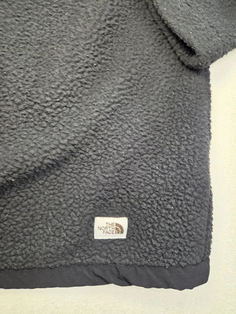 The North Face Cragmont Fleece Pullover Mens L Black 1/4 Snap